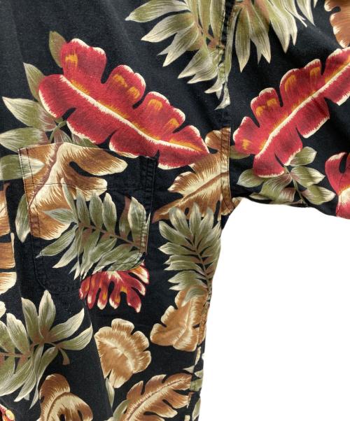 CHAPS RALPH LAUREN（チャップス ラルフローレン）CHAPS RALPH LAUREN (チャップス ラルフローレン) アロハシャツ ブラック×レッド サイズ:Ｌの古着・服飾アイテム