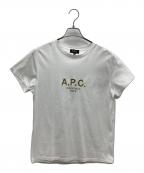 A.P.C.アーペーセー）の古着「刺繍ロゴTシャツ」｜ホワイト