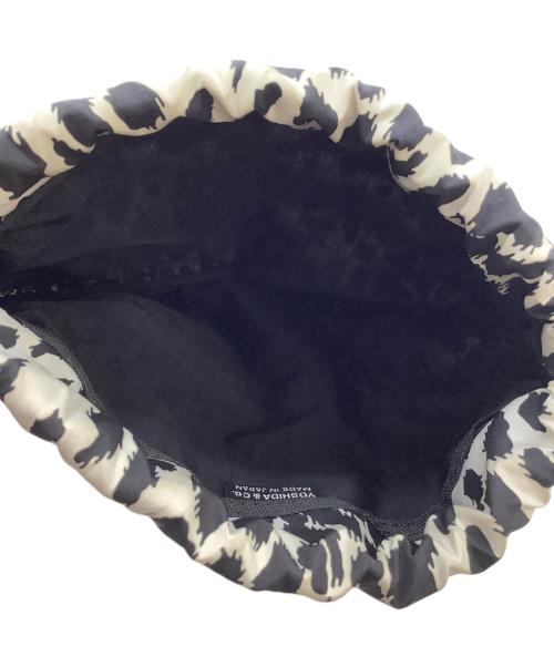 PORTER（ポーター）PORTER (ポーター) WACKO MARIA (ワコマリア) レオパードショルダーポーチ ホワイト×ブラックの古着・服飾アイテム