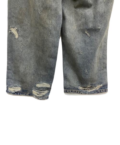 FR(13)NDS（フレンズ）FR(13)NDS (フレンズ) HDKダメージワイドパンツ ブルー サイズ:F 未使用品の古着・服飾アイテム