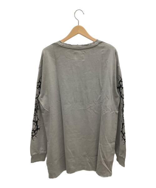 FR(13)NDS（フレンズ）FR(13)NDS (フレンズ) Tribal LS TEE グレー サイズ:F 未使用品の古着・服飾アイテム