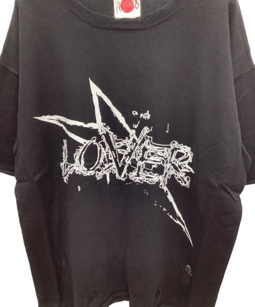 FR(13)NDS（フレンズ）FR(13)NDS (フレンズ) Graphic Knit TEE ブラック サイズ:F 未使用品の古着・服飾アイテム