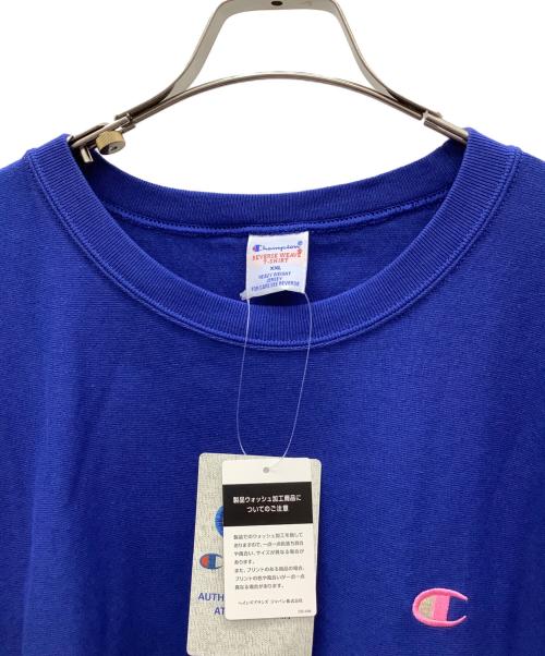 Champion（チャンピオン）Champion (チャンピオン) JOURNAL STANDARD relume (ジャーナルスタンダード レリューム) 別注リバースウィーブTシャツ ブルー サイズ:XXL 未使用品の古着・服飾アイテム