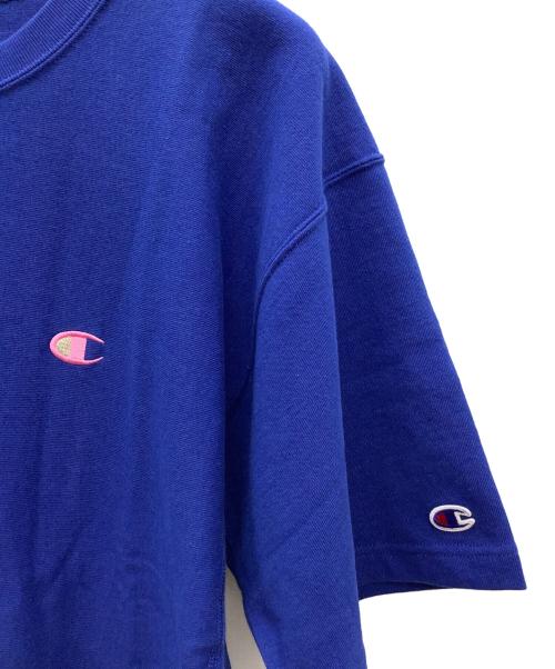 Champion（チャンピオン）Champion (チャンピオン) JOURNAL STANDARD relume (ジャーナルスタンダード レリューム) 別注リバースウィーブTシャツ ブルー サイズ:XXL 未使用品の古着・服飾アイテム