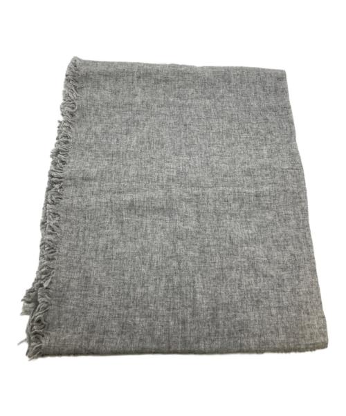 ASAUCE MELER（アソースメレ）ASAUCE MELER (アソースメレ) ウールストール グレーの古着・服飾アイテム