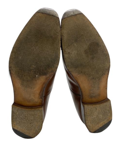 Edward Green（エドワードグリーン）Edward Green (エドワードグリーン) パンチドキャップトゥシューズ ブラウン サイズ:7 1/2の古着・服飾アイテム