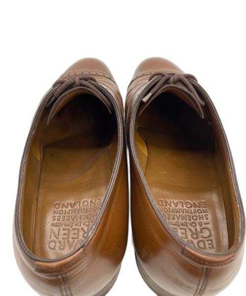 Edward Green（エドワードグリーン）Edward Green (エドワードグリーン) パンチドキャップトゥシューズ ブラウン サイズ:7 1/2の古着・服飾アイテム