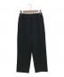 THE SHINZONE（ザ シンゾーン）の古着「コットンウエストギャザートラックボーイパンツ」｜ブラック