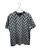 ISSEY MIYAKEイッセイミヤケ）の古着「半袖カットソー」｜グレー×グリーン