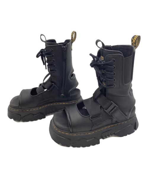 Dr.Martens（ドクターマーチン）Dr.Martens (ドクターマーチン) MATTISON グラディエーターサンダル ブラック サイズ:UK 3の古着・服飾アイテム