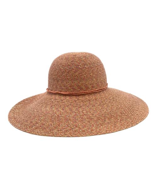 HELEN KAMINSKI（ヘレンカミンスキー）HELEN KAMINSKI (ヘレンカミンスキー) ラフィア ストローハット ピンク 未使用品の古着・服飾アイテム