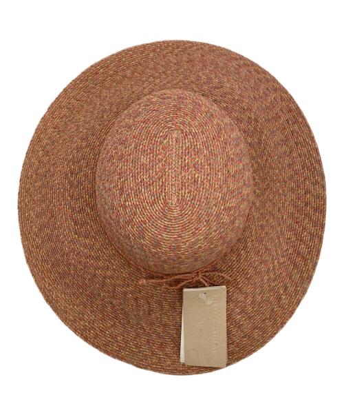 HELEN KAMINSKI（ヘレンカミンスキー）HELEN KAMINSKI (ヘレンカミンスキー) ラフィア ストローハット ピンク 未使用品の古着・服飾アイテム
