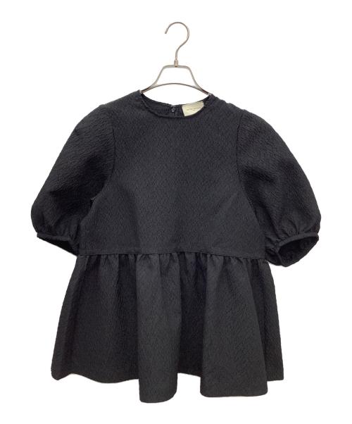 UNITED ARROWS（ユナイテッドアローズ）UNITED ARROWS (ユナイテッドアローズ) 半袖ブラウス ブラック サイズ:38の古着・服飾アイテム