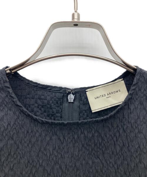 UNITED ARROWS（ユナイテッドアローズ）UNITED ARROWS (ユナイテッドアローズ) 半袖ブラウス ブラック サイズ:38の古着・服飾アイテム