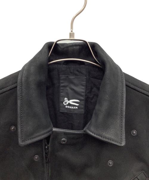 Denham（デンハム）Denham (デンハム) ダブルライダースジャケット ブラック サイズ:Sの古着・服飾アイテム