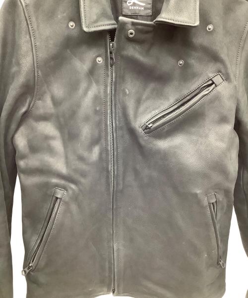 Denham（デンハム）Denham (デンハム) ダブルライダースジャケット ブラック サイズ:Sの古着・服飾アイテム