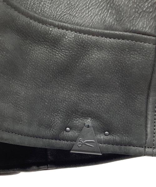 Denham（デンハム）Denham (デンハム) ダブルライダースジャケット ブラック サイズ:Sの古着・服飾アイテム