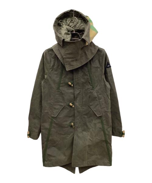 Denham（デンハム）Denham (デンハム) HVANNA PARKA RE-CUT DHDR モッズコート カーキ サイズ:XSの古着・服飾アイテム