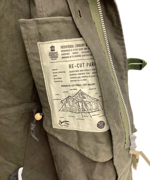 Denham（デンハム）Denham (デンハム) HVANNA PARKA RE-CUT DHDR モッズコート カーキ サイズ:XSの古着・服飾アイテム