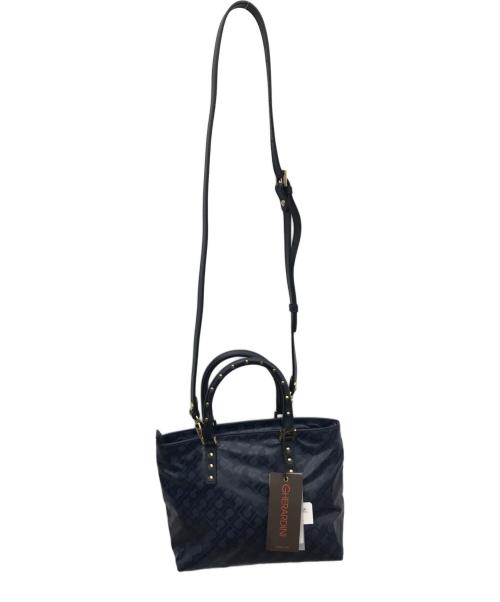 GHERARDINI（ゲラルディーニ）GHERARDINI (ゲラルディーニ) 2WAYバッグ GH1825 ネイビーの古着・服飾アイテム