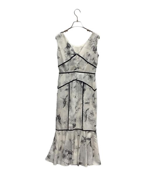 HER LIP TO（ハーリップトゥ）HER LIP TO (ハーリップトゥ) ノースリーブ・キャミソールワンピース ブラック×ホワイト サイズ:M 未使用品の古着・服飾アイテム