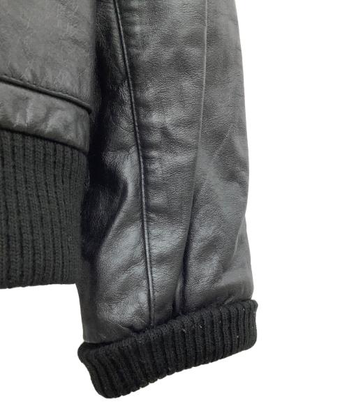 ADDICT（アディクト）ADDICT (アディクト) レザージャケット ブラック サイズ:Ｓの古着・服飾アイテム