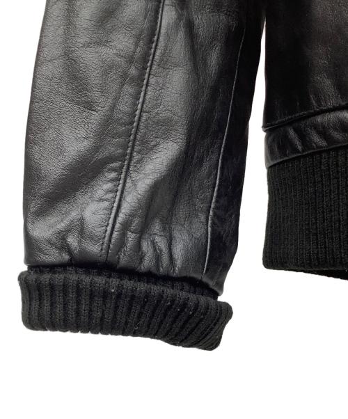 ADDICT（アディクト）ADDICT (アディクト) レザージャケット ブラック サイズ:Ｓの古着・服飾アイテム