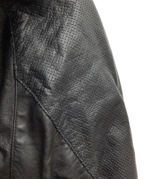 ADDICT（アディクト）ADDICT (アディクト) レザージャケット ブラック サイズ:Ｓの古着・服飾アイテム