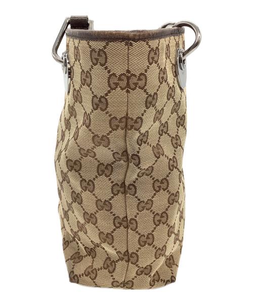 GUCCI（グッチ）GUCCI (グッチ) GG トートバッグ ブラウンの古着・服飾アイテム