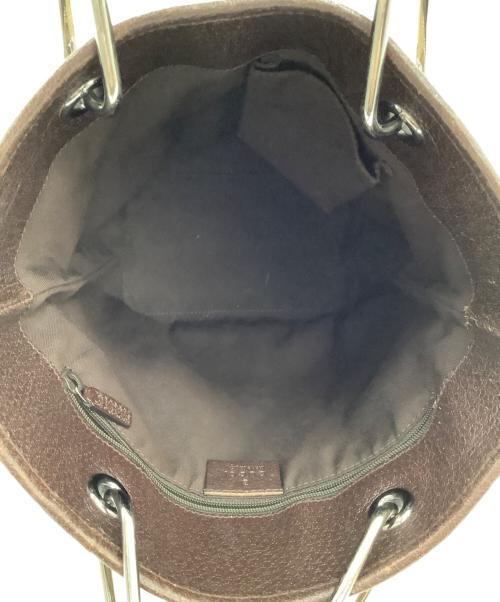 GUCCI（グッチ）GUCCI (グッチ) GG トートバッグ ブラウンの古着・服飾アイテム
