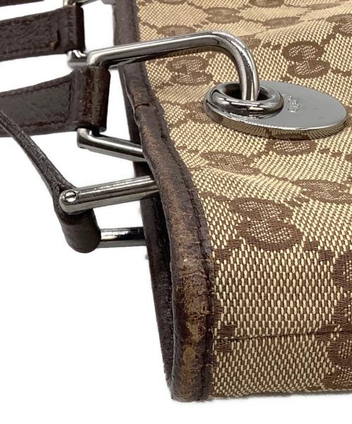 GUCCI（グッチ）GUCCI (グッチ) GG トートバッグ ブラウンの古着・服飾アイテム