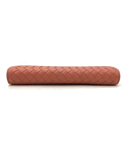 BOTTEGA VENETA（ボッテガベネタ）BOTTEGA VENETA (ボッテガベネタ) イントレチャート 長財布 ピンクの古着・服飾アイテム