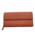 BOTTEGA VENETA（ボッテガベネタ）の古着「イントレチャート 長財布」｜ピンク