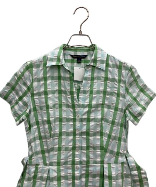 BROOKS BROTHERS（ブルックスブラザーズ）BROOKS BROTHERS (ブルックスブラザーズ) 半袖ワンピース 黄緑 未使用品の古着・服飾アイテム
