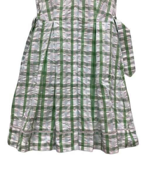 BROOKS BROTHERS（ブルックスブラザーズ）BROOKS BROTHERS (ブルックスブラザーズ) 半袖ワンピース 黄緑 未使用品の古着・服飾アイテム