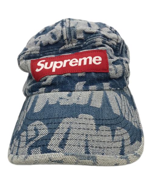 SUPREME（シュプリーム）SUPREME (シュプリーム) ロゴデニムキャップ インディゴの古着・服飾アイテム