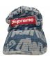 SUPREME (シュプリーム) ロゴデニムキャップ インディゴ：8000円