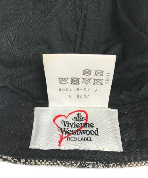 Vivienne Westwood RED LABEL（ヴィヴィアンウエストウッドレッドレーベル）Vivienne Westwood RED LABEL (ヴィヴィアンウエストウッドレッドレーベル) キャップ ブラウン×ブラック サイズ:Mの古着・服飾アイテム