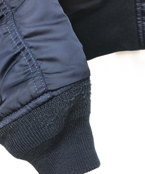 ALPHA（アルファ）ALPHA (アルファ) ワッペンMA-1ジャケット ネイビー サイズ:Mの古着・服飾アイテム