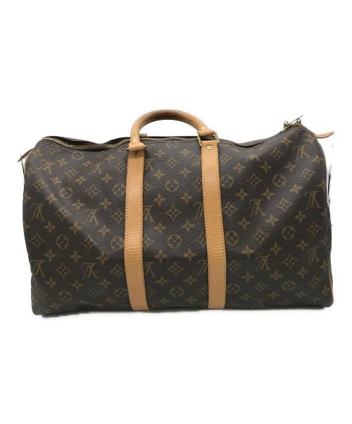 LOUIS VUITTON（ルイ ヴィトン）LOUIS VUITTON (ルイ ヴィトン) モノグラム キーポル50 ボストンバッグ ブラウンの古着・服飾アイテム