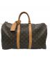 LOUIS VUITTON（ルイ ヴィトン）の古着「モノグラム キーポル50 ボストンバッグ」｜ブラウン
