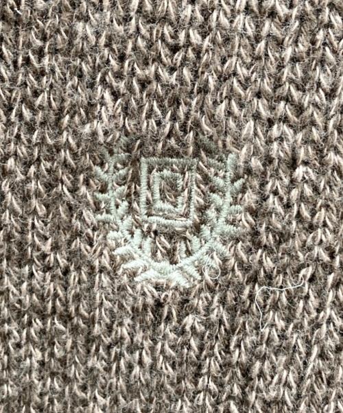 CHAPS RALPH LAUREN（チャップス ラルフローレン）CHAPS RALPH LAUREN (チャップス ラルフローレン) ハーフボタンニット ブラウン サイズ:Mの古着・服飾アイテム