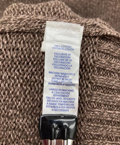 CHAPS RALPH LAUREN（チャップス ラルフローレン）CHAPS RALPH LAUREN (チャップス ラルフローレン) ハーフボタンニット ブラウン サイズ:Mの古着・服飾アイテム