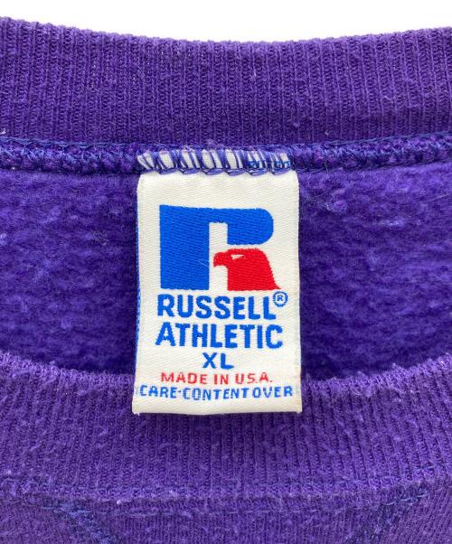 RUSSELL ATHLETIC（ラッセルアスレチック）RUSSELL ATHLETIC (ラッセルアスレチック) スウェット　XL パープル サイズ:XLの古着・服飾アイテム