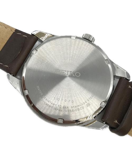 SEIKO（セイコー）SEIKO (セイコー) V158-0BC0 リストウォッチ グリーンの古着・服飾アイテム
