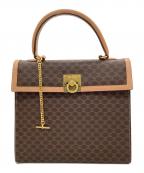 CELINEセリーヌ）の古着「マカダム柄 ハンドバッグ」｜ブラウン