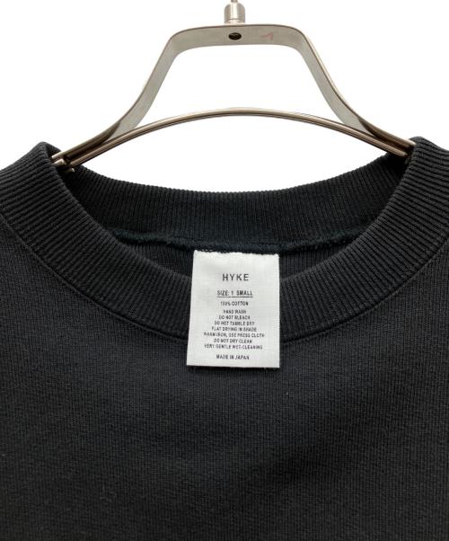 HYKE（ハイク）HYKE (ハイク) スウェット ブラック サイズ:1の古着・服飾アイテム