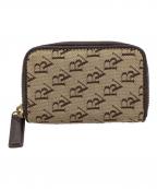 BOTTEGA VENETAボッテガベネタ）の古着「コインケース」｜ベージュ×ブラウン