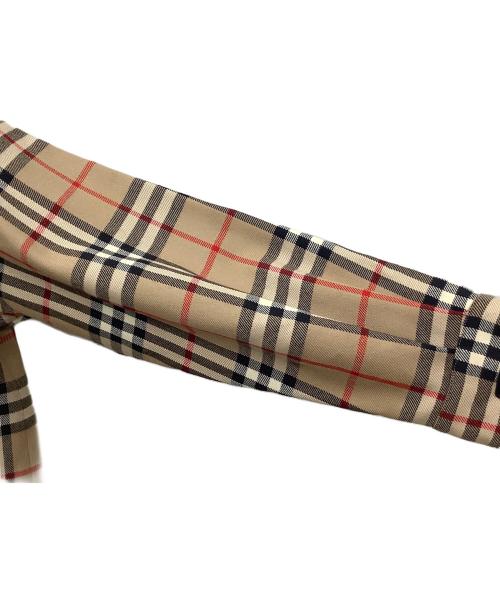 Burberry's（バーバリー）Burberry's (バーバリーズ) ノバチェック シャツジャケット ブラウン サイズ:13BRの古着・服飾アイテム