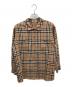 Burberry's（バーバリーズ）の古着「ノバチェック シャツジャケット」｜ブラウン
